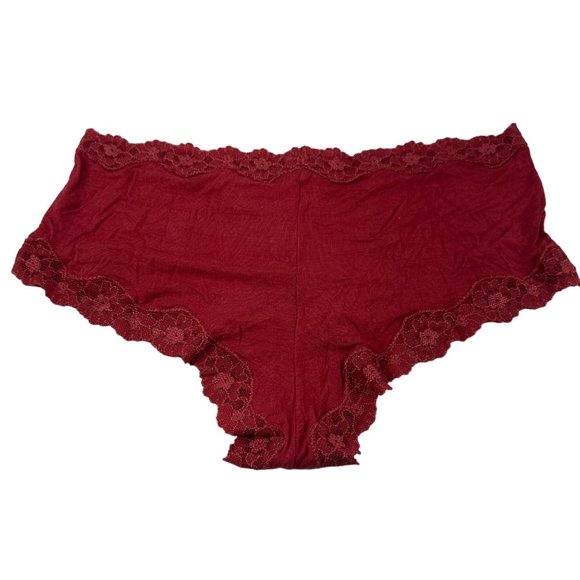 Maidenform Women's Sz 7 Large Panty Lace Waistband And Leg Openings Hi Cut NWOT - Picture 2 of 7